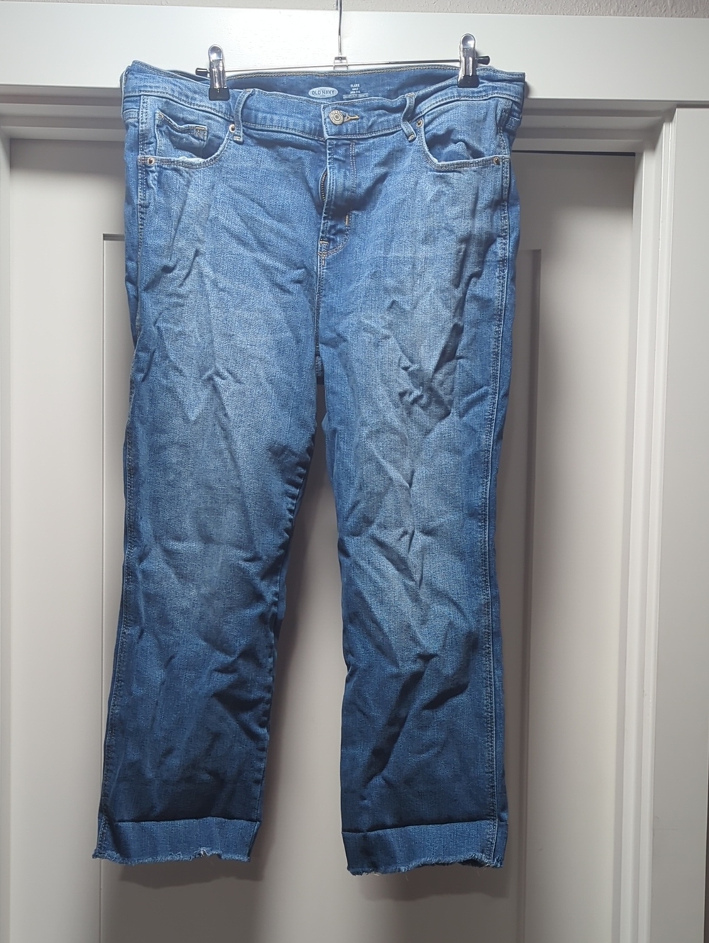 Old Navy Light Blue Straight-Leg Jeans